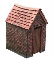 KX096 Scale Model Scenery kit Privy/Outhouse